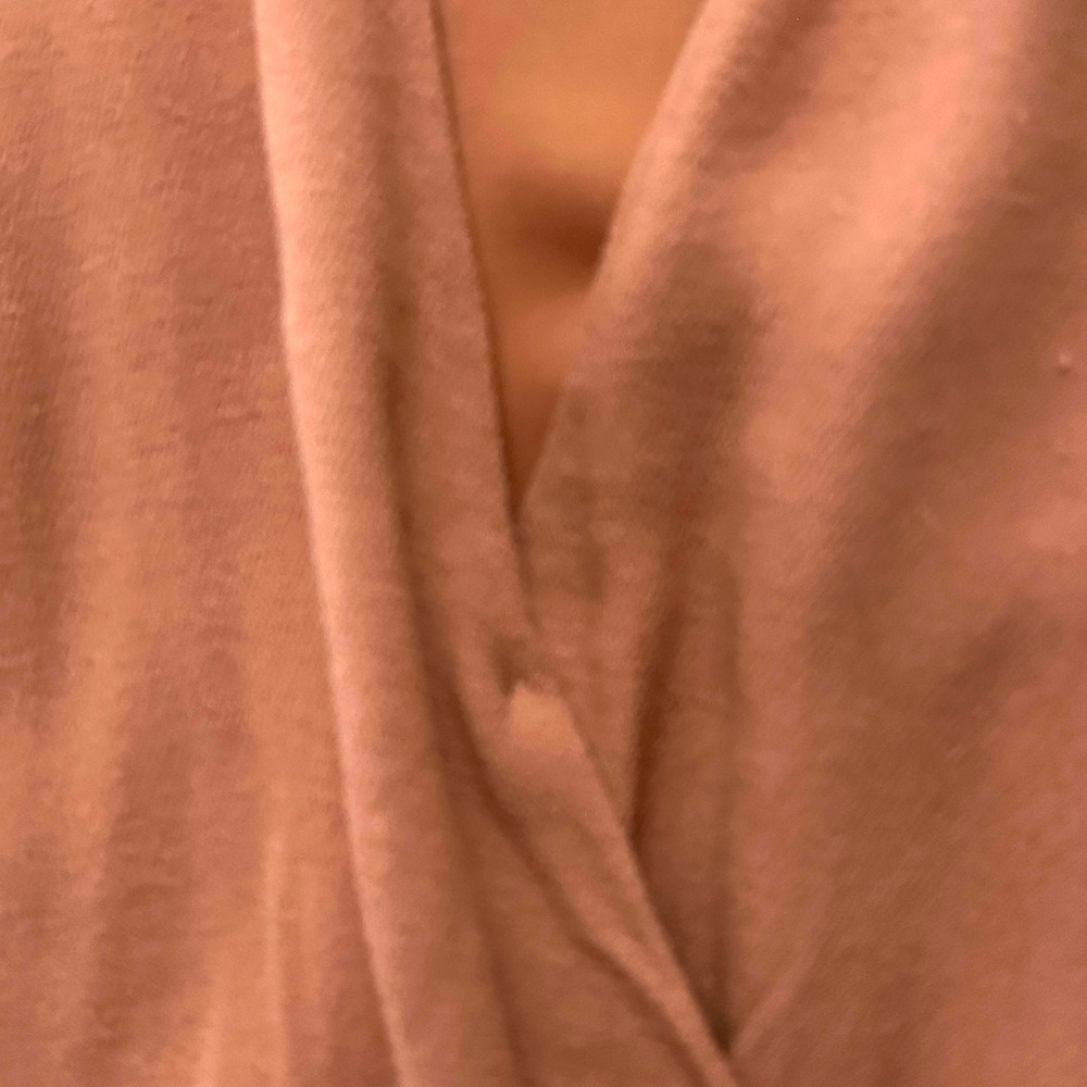 Free People S Drapey Dreams Cross My Heart Halter Top Terracotta Burnt Orange - Picture 4 of 11